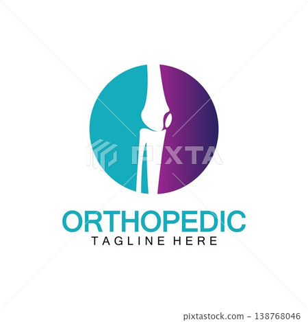Orthopedic Health Bone Logo vector illustration Design template,Knee Bone Logo designs concept, Health Bone logo symbol icon Orthopedic Health Bone Logo vector illustration Design template,Knee Bone Logo designs concept, Health Bone logo symbol icon 138768046