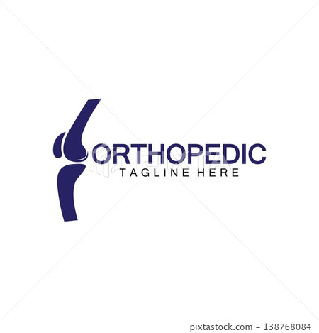 Orthopedic Health Bone Logo vector illustration Design template,Knee Bone Logo designs concept, Health Bone logo symbol icon Orthopedic Health Bone Logo vector illustration Design template,Knee Bone Logo designs concept, Health Bone logo symbol icon 138768084