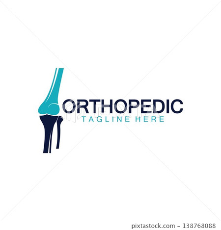 Orthopedic Health Bone Logo vector illustration Design template,Knee Bone Logo designs concept, Health Bone logo symbol icon Orthopedic Health Bone Logo vector illustration Design template,Knee Bone Logo designs concept, Health Bone logo symbol icon 138768088