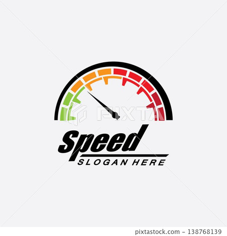 Speed logo design, silhouette speedometer symbol icon vector,speed Auto car Logo Template vector illustration icon design Speed logo design, silhouette speedometer symbol icon vector,speed Auto car Logo Template vector illustration icon design 138768139