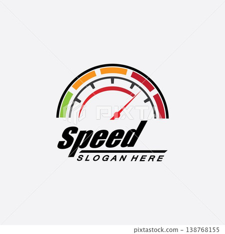 Speed logo design, silhouette speedometer symbol icon vector,speed Auto car Logo Template vector illustration icon design Speed logo design, silhouette speedometer symbol icon vector,speed Auto car Logo Template vector illustration icon design 138768155