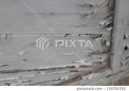 A wooden door with peeling paint A wooden door with peeling paint 138768392
