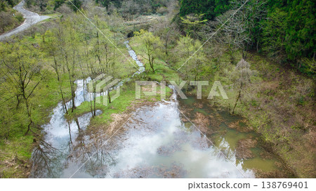 View from around the Otani Dam in Kurobe City, Toyama Prefecture, Japan. View from around the Otani Dam in Kurobe City, Toyama Prefecture, Japan. 138769401