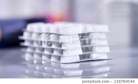 Reflective Counter Features Nighttime Medication With Cozy Accent Lighting Reflective Counter Features Nighttime Medication With Cozy Accent Lighting 138769540