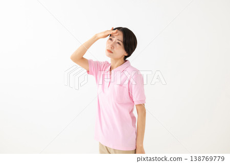 A caregiver who is feeling unwell A caregiver who is feeling unwell 138769779