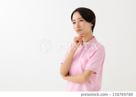 A caregiver who is feeling unwell A caregiver who is feeling unwell 138769780