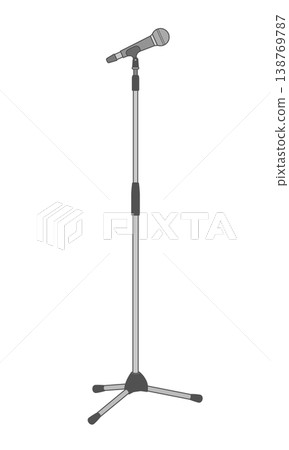 Vocal microphone icon 138769787