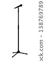 Vocal microphone icon 138769789