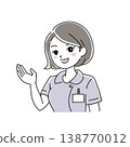 面帶微笑的女護士插畫（1-3） 138770012