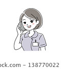 微笑的女護士插畫（1-13） 138770022