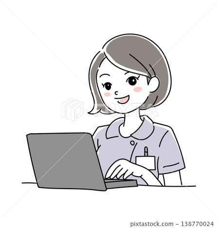 微笑女護士插圖 1-15 微笑女護士插圖 1-15 138770024