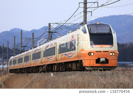 [JR East] E653 series 1000 series Limited Express "Inaho" (Uetsu Main Line: Murakami to Iwafune-machi) 138770456