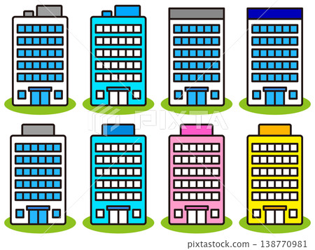 Building illustration set 3 138770981