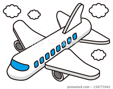 飛機插圖 138771042