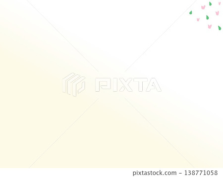 以柔和的春日色彩（黃色）為主的簡潔背景。 138771058
