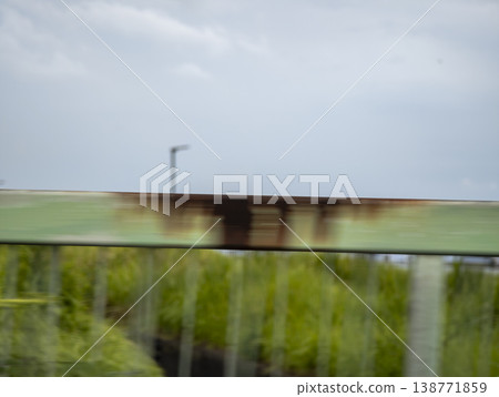 Flowing scenery: Green and rust Flowing scenery: Green and rust 138771859