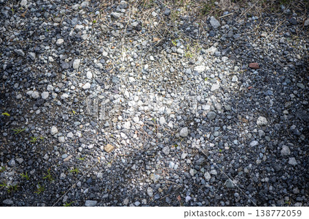 Gravel Gravel road Ground Parking lot Garden Image 138772059