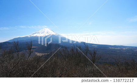 Mount Fuji as seen from the south peak of Mount Omuro Mount Fuji as seen from the south peak of Mount Omuro 138772217
