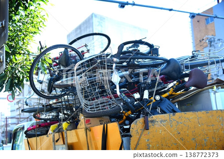Removal of abandoned bicycles Removal of abandoned bicycles 138772373