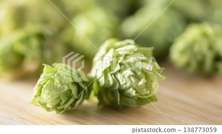 啤酒花的特寫鏡頭 138773059