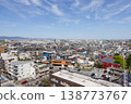 View of the northern Osaka area from Amagasaki City - a suburb of a major city (photographed in April 2026) 138773767