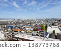 View of the northern Osaka area from Amagasaki City - a suburb of a major city (photographed in April 2026) 138773768