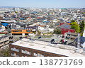 View of the northern Osaka area from Amagasaki City - a suburb of a major city (photographed in April 2026) 138773769