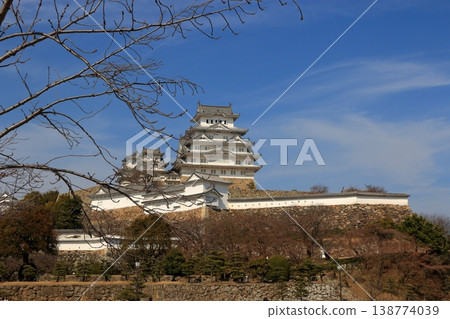 The biggest and best of Japanese Castles, Himeji Castle in Himeji City in Hyogo Japan 138774039