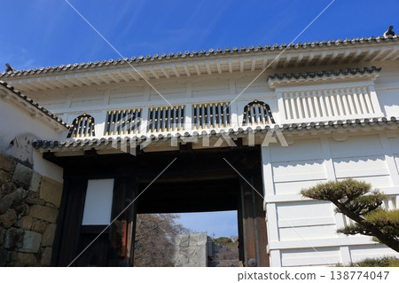 The biggest and best of Japanese Castles, Himeji Castle in Himeji City in Hyogo Japan 138774047