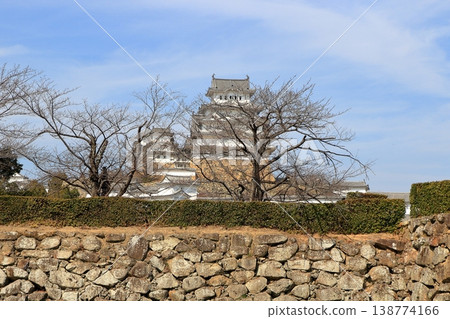 Scene from the grounds of Himeji Castle in Himeji City of Hyogo Prefecture in Japan 138774166