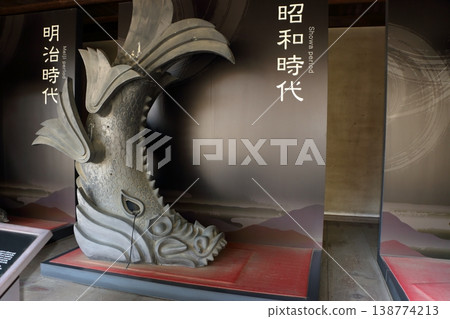 Scene from the grounds of Himeji Castle in Himeji City of Hyogo Prefecture in Japan 138774213