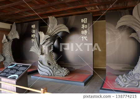 Scene from the grounds of Himeji Castle in Himeji City of Hyogo Prefecture in Japan 138774215