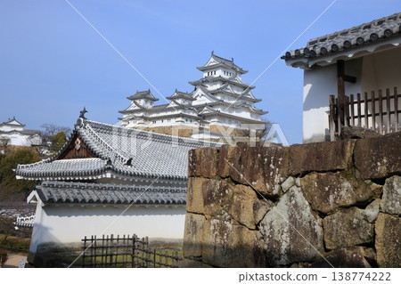 Scene from the grounds of Himeji Castle in Himeji City of Hyogo Prefecture in Japan 138774222