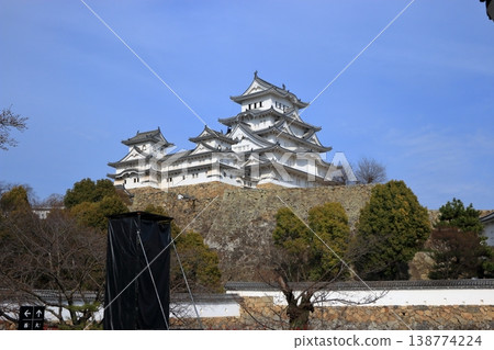Scene from the grounds of Himeji Castle in Himeji City of Hyogo Prefecture in Japan Scene from the grounds of Himeji Castle in Himeji City of Hyogo Prefecture in Japan 138774224