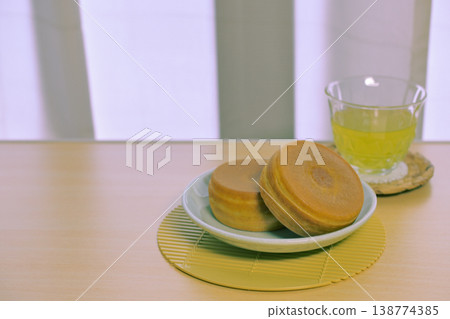 Delicious-looking imagawayaki (Japanese sweet pancake) Delicious-looking imagawayaki (Japanese sweet pancake) 138774385