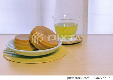 Delicious-looking imagawayaki (Japanese sweet pancake) 138774526