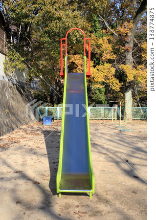 Park slide Park slide 138774875