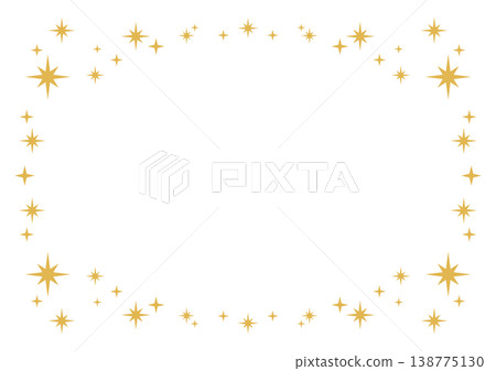 閃亮的燈光裝飾框 138775130