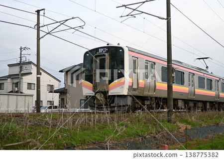 Trains running on the Shin'etsu Line 138775382