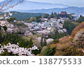 Yoshino mountain cherry tree 138775533