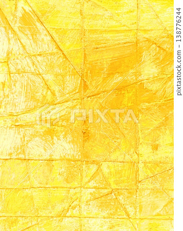 筆觸顏料背景，黃色抽象圖案，金色背景，金色隨機方格背景 138776244