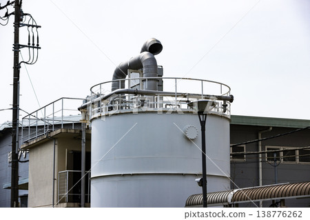 Food processing plant wastewater treatment facility Food processing plant wastewater treatment facility 138776262