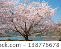 Image of a view where you can enjoy the Seto Inland Sea and cherry blossoms in full bloom [Setouchi City, Okayama Prefecture] 138776678