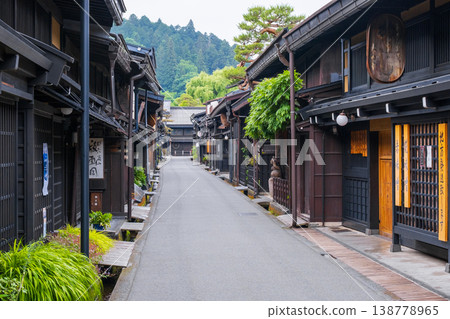 飛Tak高山的老城鎮景觀 飛Tak高山的老城鎮景觀 138778965