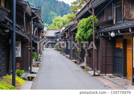 飛Tak高山的老城鎮景觀 飛Tak高山的老城鎮景觀 138778976