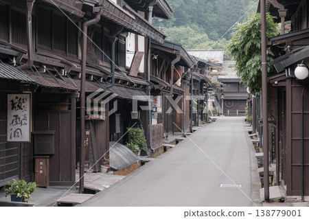 飛Tak高山的老城鎮景觀 飛Tak高山的老城鎮景觀 138779001