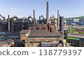 Volklingen Ironworks, Voelklinger Huette, UNESCO World Industrial Heritage Site, Voelklingen, Saarland, Germany. Aerial. 138779397
