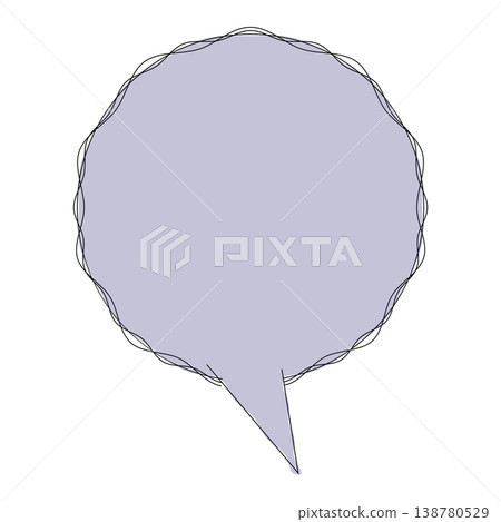A fun speech bubble with intricately intertwined lines. A fun speech bubble with intricately intertwined lines. 138780529