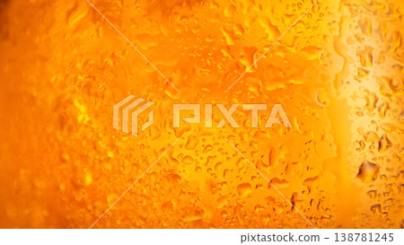 Macro Shot of Pouring Beer Drink , abstract background Macro Shot of Pouring Beer Drink , abstract background 138781245