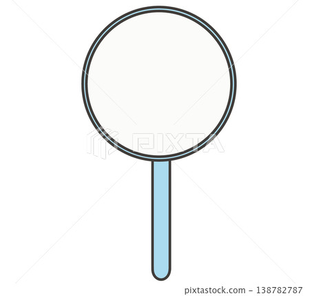 Illustration of a light blue poi (used for yo-yo scooping and goldfish scooping). 138782787